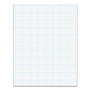 TOPS Cross Section Pads, Cross-Section Quadrille Rule (4 sq/in, 1 sq/in), 50 White 8.5 x 11 Sheets