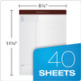 TOPS Docket Gold Planning Pads, Project-Management Format, Quadrille Rule (4 sq/in), 40 White 8.5 x 11.75 Sheets, 4/Pack