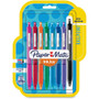 Paper Mate Inkjoy 300 RT Ballpoint Pens - 1 mm Pen Point - Retractable - Green, Magenta, Red, Orange, Turquoise, Black, Blue, Purple Ink - Assorted Barrel
