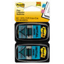 Post-it Flags Arrow Message 1" Page Flags, "Initial Here", Blue, 50 Flags Dispensers/2 Dispensers/Pack (MMM680IH2) View Product Image