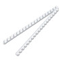 Fellowes Plastic Comb Bindings, 5/16" Diameter, 40 Sheet Capacity, White, 100/Pack (FEL52508) View Product Image