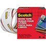 Scotch Book Tape - 15 yd Length x 2" Width - 3" Core - Clear - Acrylic - Crack Resistant