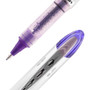 uniball VISION ELITE Roller Ball Pen, Stick, Bold 0.8 mm, Purple Ink, White/Purple Barrel (UBC69025) View Product Image