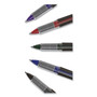 TRU RED Roller Ball Pen, Stick, Fine 0.5 mm, Blue Ink, Black/Blue/Clear Barrel, 3/Pack (TUD57320) View Product Image