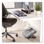 Fellowes Energizer Foot Support, 17.88w x 13.25d x 4 to 6.5h, Charcoal/Blue/Gray (FEL8068001) View Product Image