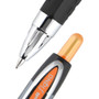 uniball Signo 207 Gel Pen Value Pack, Retractable, Medium 0.7 mm, Black Ink, Smoke/Black Barrel, 36/Box