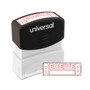 Universal Message Stamp, RECEIVED, Pre-Inked One-Color, Red (UNV10067) View Product Image