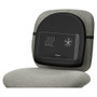 Fellowes Heat and Soothe Back Support, 14.5 x 3 x 13.63, Black