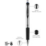 uniball 207 Impact Gel Pen, Retractable, Bold 1 mm, Blue Ink, Black/Blue Barrel