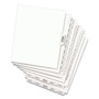 Avery Preprinted Legal Exhibit Side Tab Index Dividers, Avery Style, 25-Tab, 101 to 125, 11 x 8.5, White, 1 Set, (1334) View Product Image