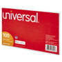 Universal Unruled Index Cards, 5 x 8, White, 100/Pack UNV47240 (UNV47240) View Product Image