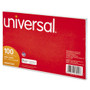 Universal Unruled Index Cards, 5 x 8, White, 100/Pack UNV47240