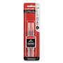 uniball 207 Impact RT Gel Retractable Pen Refills, Bold 1 mm Conical Tip, Black Ink, 2/Pack