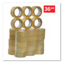 Universal Heavy-Duty Box Sealing Tape, 3" Core, 1.88" x 54.6 yds, Clear, 36/Box (UNV99000) View Product Image