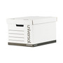Universal Medium-Duty Lift-Off Lid Boxes, Letter/Legal Files, 12" x 15" x 10", White, 12/Carton