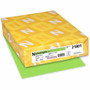 Astrobrights Color Paper - Lime Green - Letter - 8 1/2" x 11" - 24 lb Basis Weight - Smooth