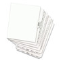 Avery Preprinted Legal Exhibit Bottom Tab Index Dividers, Avery Style, 27-Tab, Exhibit A to Exhibit Z, 11 x 8.5, White, 1 Set