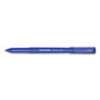 Paper Mate Write Bros. Ballpoint Pen, Stick, Bold 1.2 mm, Blue Ink, Blue Barrel, Dozen