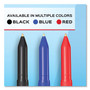 Paper Mate Write Bros. Ballpoint Pen, Stick, Bold 1.2 mm, Blue Ink, Blue Barrel, Dozen