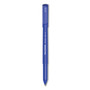 Paper Mate Write Bros. Ballpoint Pen, Stick, Bold 1.2 mm, Blue Ink, Blue Barrel, Dozen