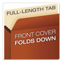 Pendaflex Standard Expanding File Pockets, 5.25" Expansion, Letter Size, Redrope, 10/Box