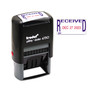 Trodat Printy Economy Date Stamp, Self-Inking, 1.63" x 1", Blue/Red (USSE4752) View Product Image