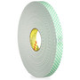 Scotch Permanent High-Density Foam Mounting Tape, Holds Up to 2 lbs, 0.75 x 350, White