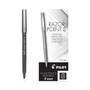 Pilot Razor Point II Super Fine Line Porous Point Pen, Stick, Super-Fine 0.2 mm, Black Ink, Black Barrel, Dozen