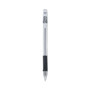 Pilot EasyTouch Ballpoint Pen, Stick, Fine 0.7 mm, Black Ink, Clear/Black Barrel, Dozen