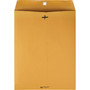 Quality Park Clasp Envelope, 28 lb Bond Weight Kraft, #97, Square Flap, Clasp/Gummed Closure, 10 x 13, Brown Kraft, 100/Box QUA37897