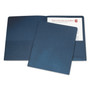 AbilityOne - Portfolio, Double Pocket, Coated Paper, Dark Blue, Letter  7510-00-584-2489; 7510005842489;(7510-00-584-2489) (7510005842489)