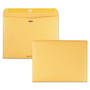 Quality Park Redi-File Clasp Envelope, #90, Cheese Blade Flap, Clasp/Gummed Closure, 9 x 12, Brown Kraft, 100/Box