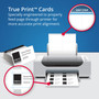 Avery True Print Clean Edge Business Cards, Inkjet, 2 x 3.5, White, 1,000 Cards, 10 Cards/Sheet, 100 Sheets/Box (AVE8870) View Product Image