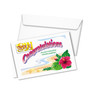 Avery Half-Fold Greeting Cards with Matching Envelopes, Inkjet, 85 lb, 5.5 x 8.5, Matte White, 1 Card/Sheet, 20 Sheets/Box