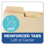 Pendaflex File Folder Pocket, 0.75" Expansion, Letter Size, Manila, 10/Pack