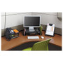 Safco Onyx Mesh Monitor Stand, 19.25" x 11.25" x 6.25", Black (SAF2159BL) View Product Image