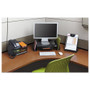 Safco Onyx Mesh Monitor Stand, 19.25" x 11.25" x 6.25", Black
