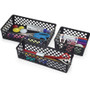 Officemate Recycled Supply Basket, Plastic, 10.06 x 6.13 x 2.38, Black, 2/Pack