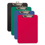 Mobile OPS Unbreakable Recycled Clipboard, 0.25" Clip Capacity, Holds 8.5 x 11 Sheets, Red (BAU61622) View Product Image