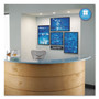 Quartet Matrix Magnetic Boards, 16" x 16", White Surface, Satin Aluminum Frame