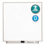 Quartet Matrix Magnetic Boards, 16" x 16", White Surface, Satin Aluminum Frame