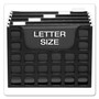 Pendaflex Desktop File With Hanging Folders, Letter Size, 6" Long, Black Pendaflex Desktop File With Hanging Folders, Letter Size, 6" Long, Black