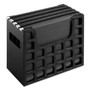 Pendaflex Plastic Desktop Letter Hanging File - 9.50" Height x 12.19" Width x 6" Depth - Desktop, Counter - Black - Plastic