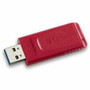 Verbatim 64GB Store 'n' Go USB Flash Drive - Red - 64 GB - USB 2.0 Type A - Red - Lifetime Warranty
