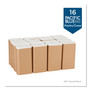 Georgia Pacific Professional Pacific Blue Basic M-Fold Paper Towels, 1-Ply, 9.2 x 9.4, White, 250/Pack, 16 Packs/Carton