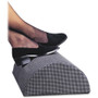 Safco Half-Cylinder Padded Foot Cushion, 17.5w x 11.5d x 6.25h, Black