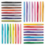 Paper Mate Flair Candy Pop Porous Point Pen, Stick, Medium 0.7 mm, Assorted Ink and Barrel Colors, 36/Pack