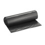 Inteplast Group High-Density Interleaved Commercial Can Liners, 45 gal, 22 mic, 40" x 48", Black, 25 Bags/Roll, 6 Rolls/Carton (IBSS404822K) View Product Image