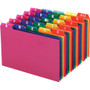 Oxford A-Z Poly Filing Index Cards - Printed Tab(s) - Character - A-Z - 6" Divider Width - Blue Poly, Green, Magenta, Strawberry, Lemon Divider