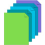 Astrobrights Color Paper - "Cool" Assortment, 24 lb Bond Weight, 8.5 x 11, Assorted Cool Colors, 500/Ream